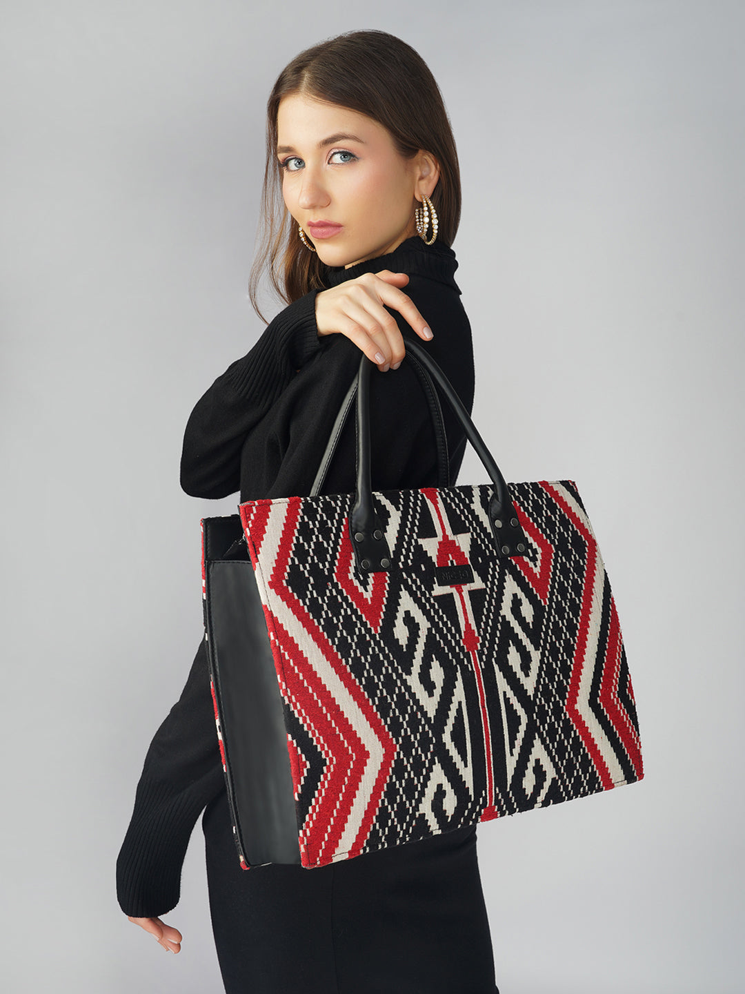 NiceG Red Cherry Tote Bags For Women & Girls